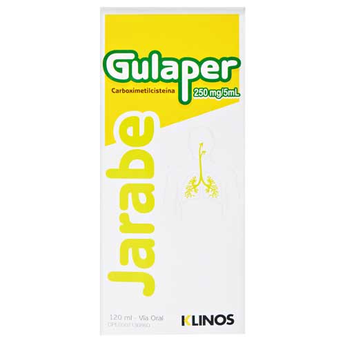 Gulaper 250 Mg / 5 Ml x 120 Ml Jarabe Adulto Megalab | SOLOAUNCLIK