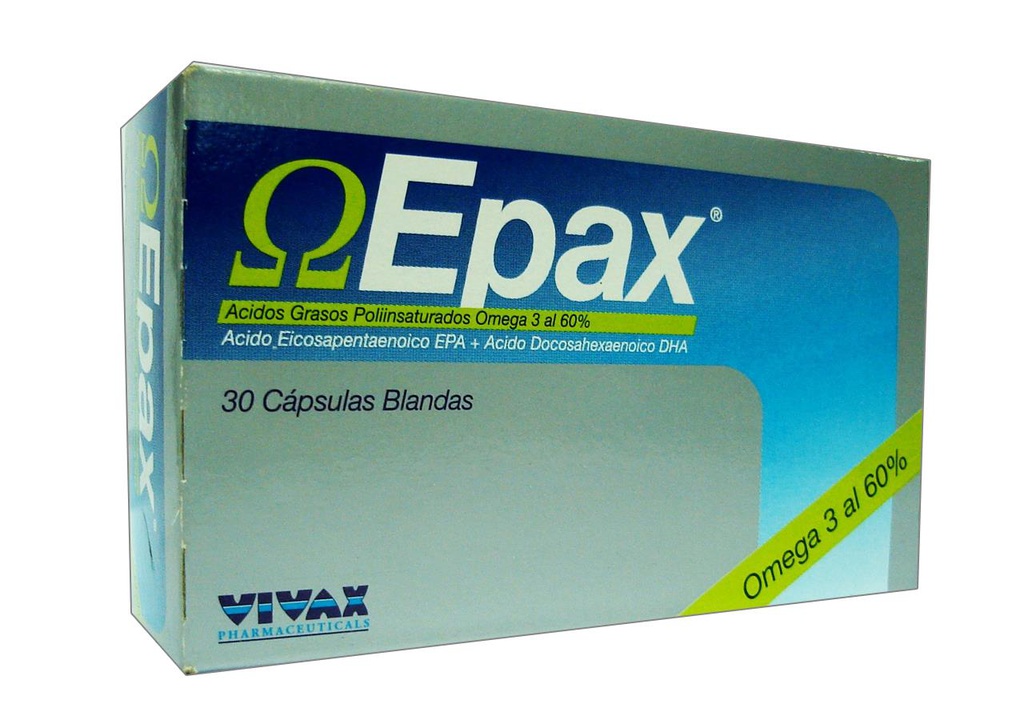 Epax Omega 3 1200 Mg x 30 Capsulas Blandas Vivax | SOLOAUNCLIK
